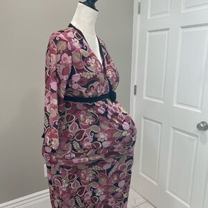 Motherhood Maternity Pink Floral Dress
